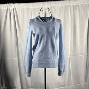 Only Mine Pale Blue V-Neck Sweater